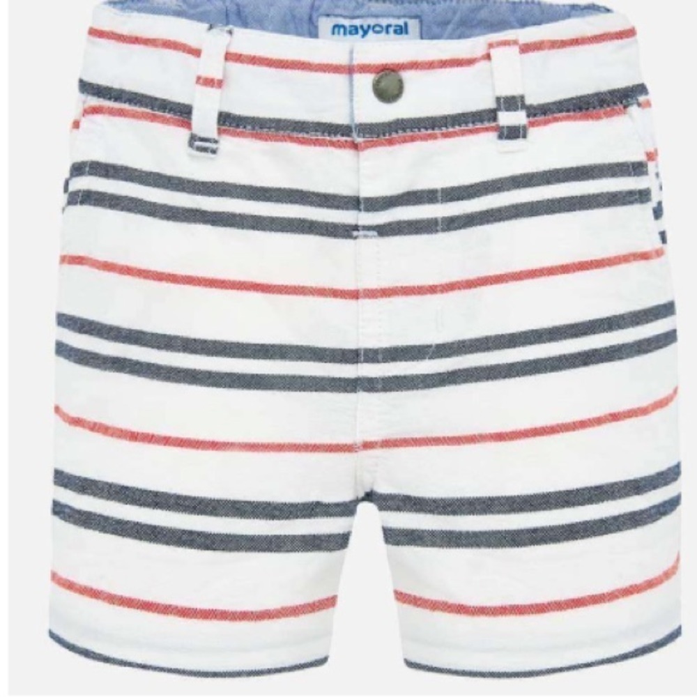Mayoral Striped Bermuda Shorts